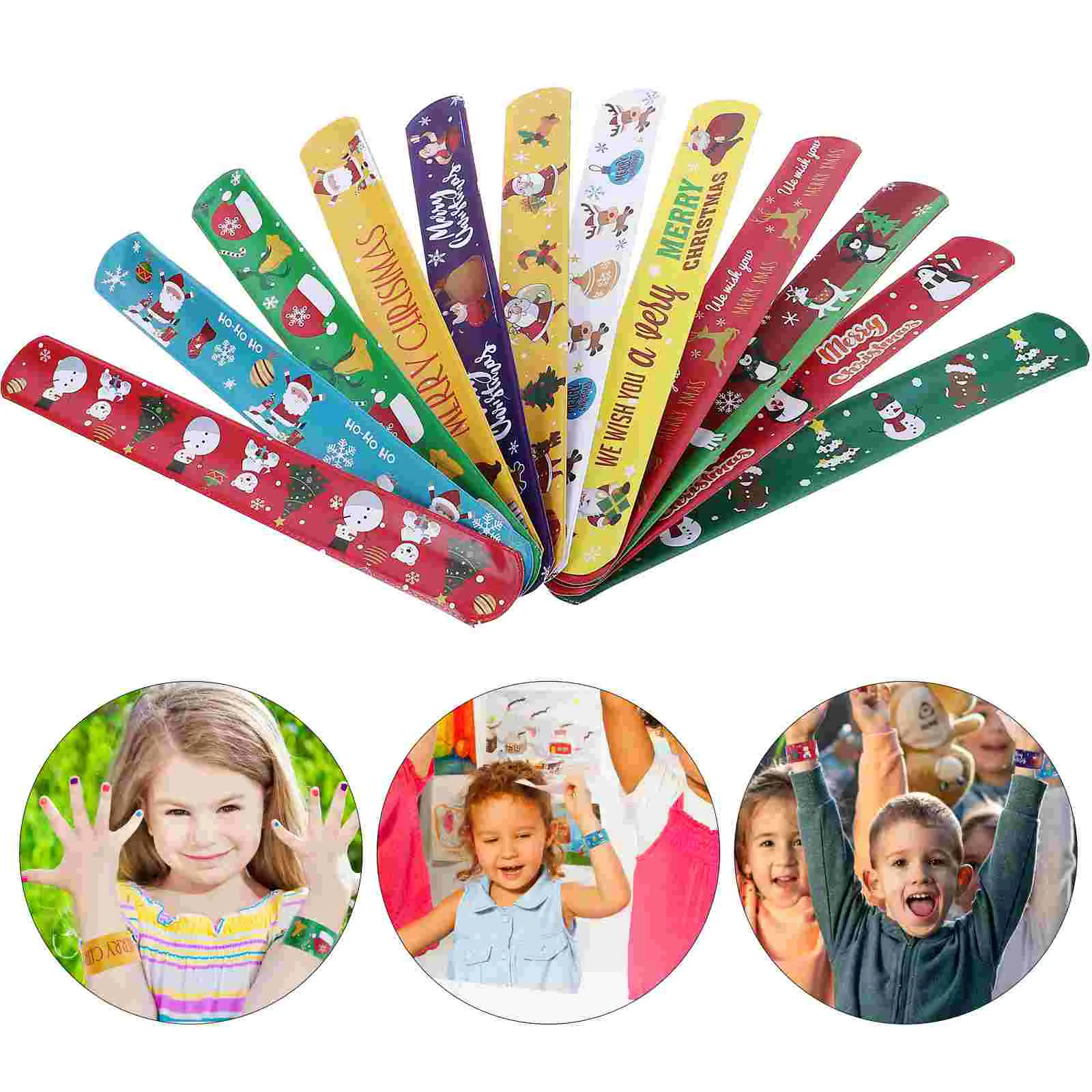 12 Pcs Wrist Straps Snap Bracelets Bulk Christmas Theme Wristband Cute Slap Xmas Wristbands Pvc Party Supply
12 Pcs Wrist Straps Snap Bracelets Bulk Christmas Theme Wristband Cute Slap Xmas Wristbands Pvc Party Supply