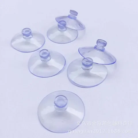 

30PCs Strong Vacuum Suckers Suction Cups Mushroom Head Hooks Hanger Clear Sucker For Window Decoration Wedding Car, 3/4/5.5cm