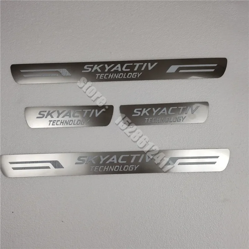 car Accessories Stainless Steel Scuff Plate/Door Sill Door Sill Scuff Plate Welcome Pedal For Mazda 6 Mazda 3 Axela 2014~ 2020
car Accessories Stainless Steel Scuff Plate/Door Sill Door Sill Scuff Plate Welcome Pedal For Mazda 6 Mazda 3 Axela 2014~ 2020