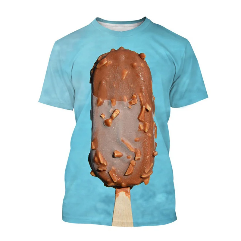Creative Ice Cream 3D Print T-Shirt Fashion Casual Food Design Popsicle Short Sleeve Tees Breathable Summer Sports Top T Shirt
Creative Ice Cream 3D Print T-Shirt Fashion Casual Food Design Popsicle Short Sleeve Tees Breathable Summer Sports Top T Shirt