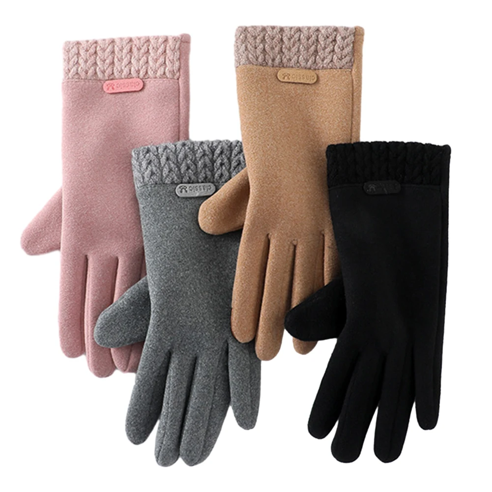 Women Winter Gloves Warm Screen Women's Fur Gloves Full Finger Mittens Glove Driving Windproof Gants Gloves Mittens Unisex
Women Winter Gloves Warm Screen Women's Fur Gloves Full Finger Mittens Glove Driving Windproof Gants Gloves Mittens Unisex