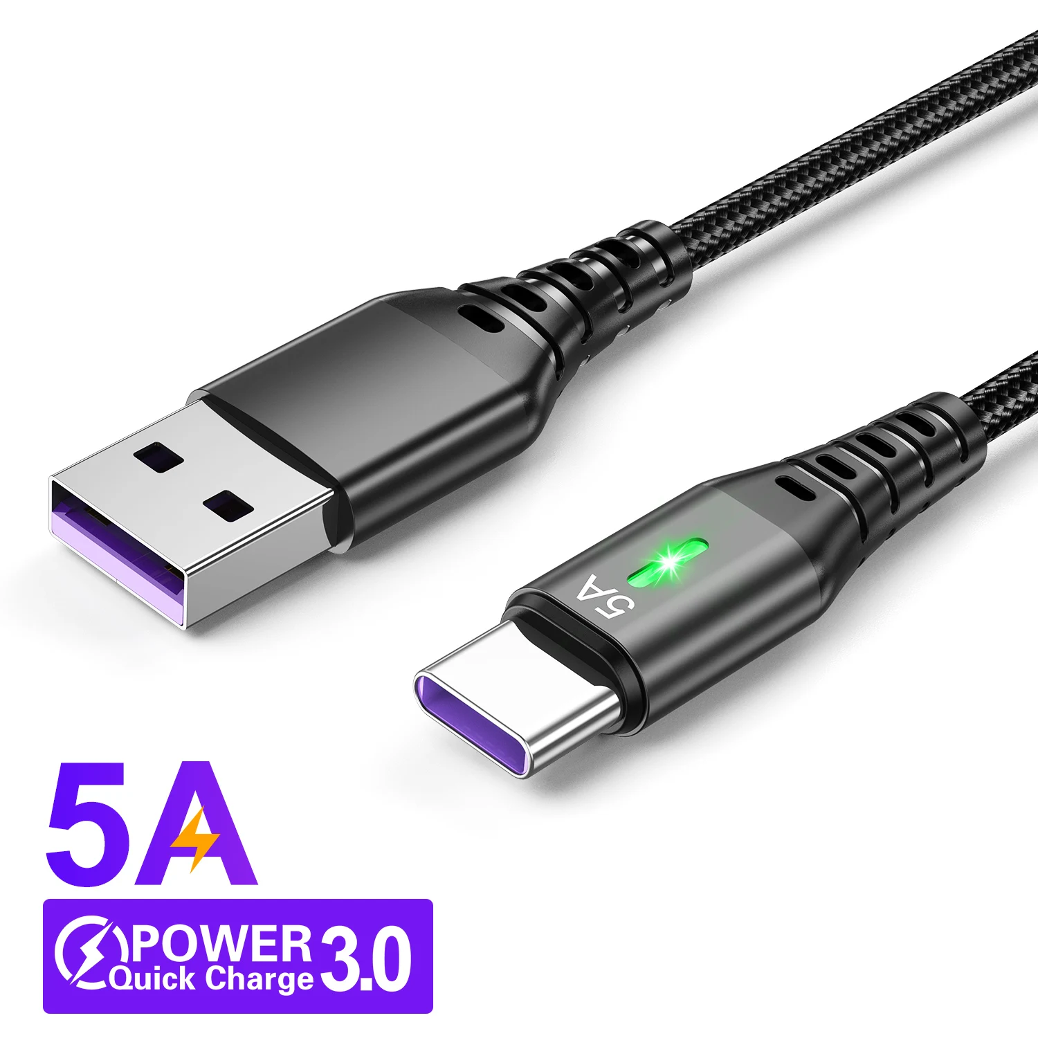 5A Type-C to Type C PD Cable Nylon Rope QC3.0 Fast Charging Wire for Samsung Xiaomi Huawei Mobile Phone Data Transmission Cable
5A Type-C to Type C PD Cable Nylon Rope QC3.0 Fast Charging Wire for Samsung Xiaomi Huawei Mobile Phone Data Transmission Cable