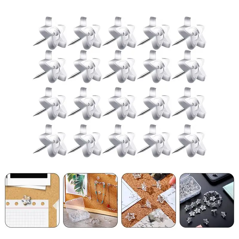 200Pcs Star Shaped Push Pins Transparent Pentagram School Supply Thumbtacks Star Shape Durable Pushpins Fix Photo Drawing Pins
200Pcs Star Shaped Push Pins Transparent Pentagram School Supply Thumbtacks Star Shape Durable Pushpins Fix Photo Drawing Pins