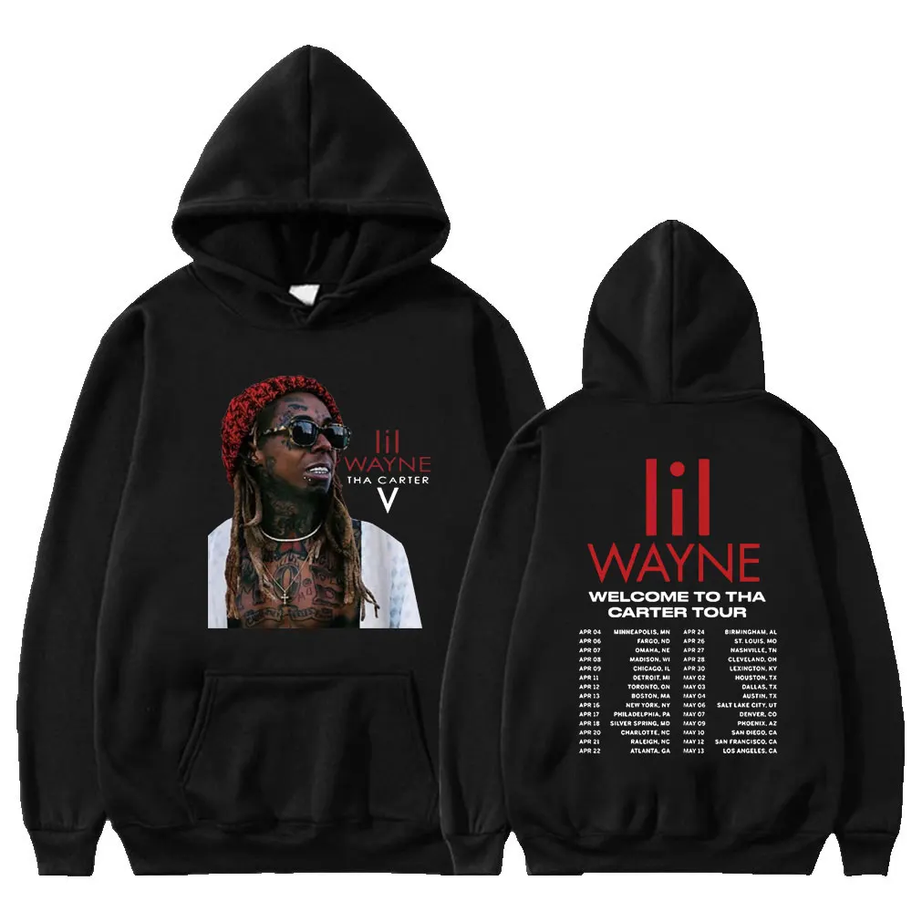 Rapper Lil Wayne Welcome To Tha Carter 2023 Tour Concert Hoodie Men's Vintage Rock Sweatshirt Gothic Fleece Hoodies Pullovers
Rapper Lil Wayne Welcome To Tha Carter 2023 Tour Concert Hoodie Men's Vintage Rock Sweatshirt Gothic Fleece Hoodies Pullovers