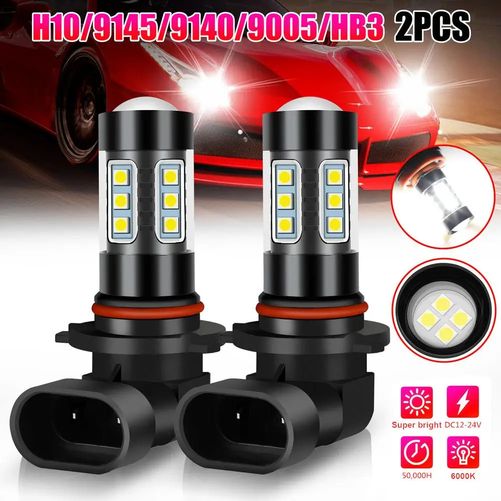 2pcs H10 Led Fog Driving Light Bulbs Kit 9005 9145 9140 White 6000k Ip68 Waterproof Bulb Replacement Car Fog Light Led Bulbs
2pcs H10 Led Fog Driving Light Bulbs Kit 9005 9145 9140 White 6000k Ip68 Waterproof Bulb Replacement Car Fog Light Led Bulbs