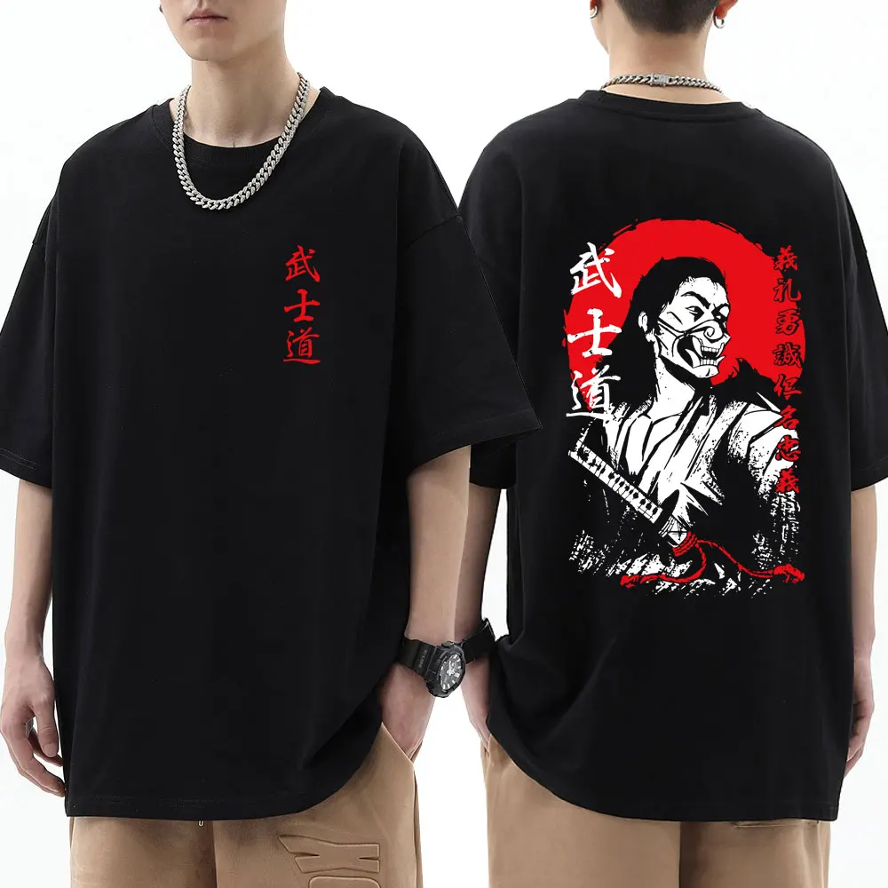 Anime Samurai Spirit T Shirt Japanese Bushido Swordsman T Shirts Men Women Cotton o-neck Summer T-shirts Harajuku Streetwear
Anime Samurai Spirit T Shirt Japanese Bushido Swordsman T Shirts Men Women Cotton o-neck Summer T-shirts Harajuku Streetwear