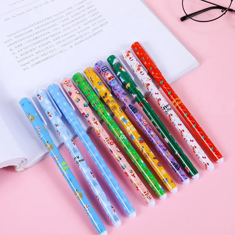 60 pcs/lot Creative Christmas Gel Pen Set Cute 10 Colors Drawing Pens Office School Writing Supplies Stationery Kids Gift Xmas
60 pcs/lot Creative Christmas Gel Pen Set Cute 10 Colors Drawing Pens Office School Writing Supplies Stationery Kids Gift Xmas