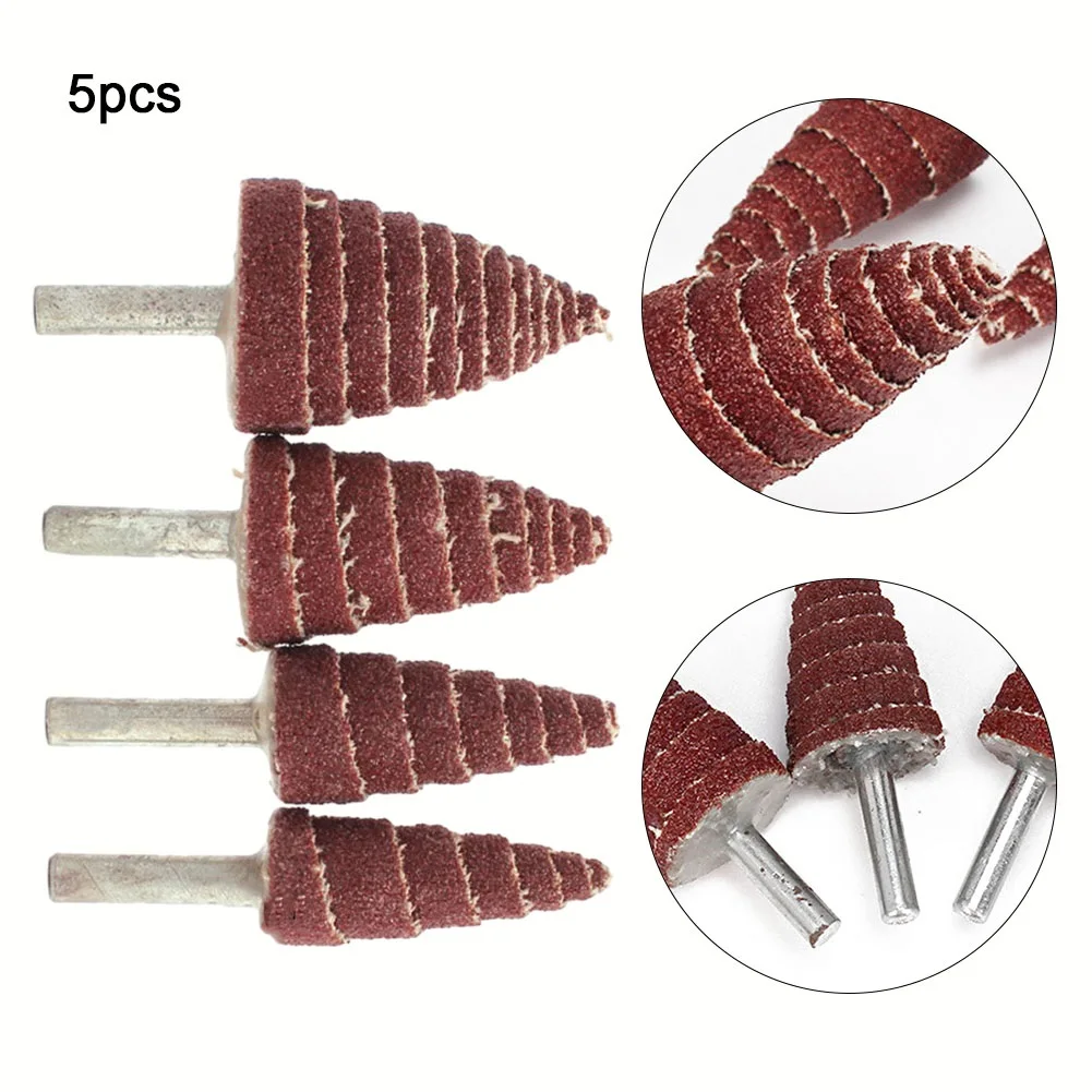 5pcs 6mm Shank 80Grit Tapered Cone Sandpaper Grinding Sanding Head For Grinding Polishing Tools Accessories 16mm/20mm/25mm/30mm
5pcs 6mm Shank 80Grit Tapered Cone Sandpaper Grinding Sanding Head For Grinding Polishing Tools Accessories 16mm/20mm/25mm/30mm