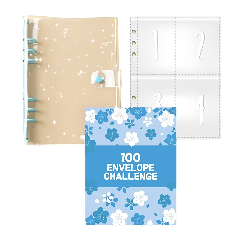 1Set 100 Day 100 Envelope Challenge Marble Pattern Loose-leaf Savings Notebook Saving Money Binder Cash Budget Storage Book Gift
1Set 100 Day 100 Envelope Challenge Marble Pattern Loose-leaf Savings Notebook Saving Money Binder Cash Budget Storage Book Gift
