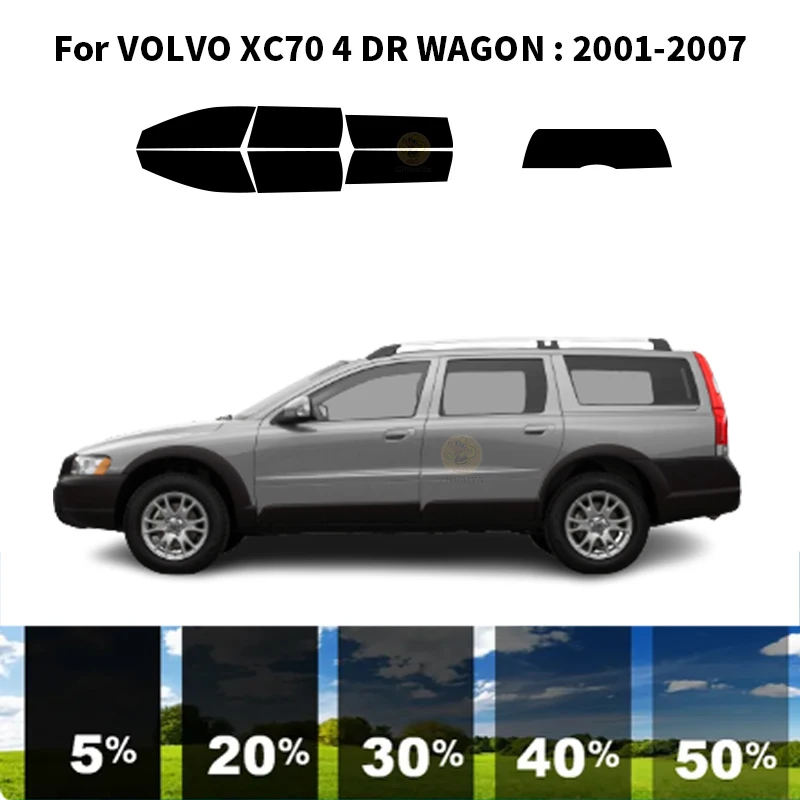 

Нанокерамическая Автомобильная УФ-пленка Precut для окон, автомобильная оконная пленка для VOLVO XC70 4 DR WAGON 2001-2007