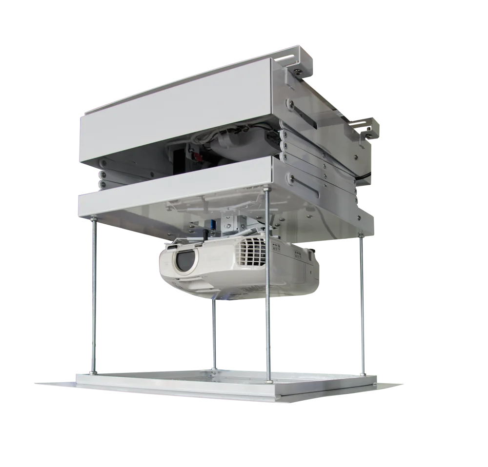 New design Automatic lift projector 800-1800 mm Electric Projector 4K Ceiling Mount Scissors Type Motorized Projector Lift
New design Automatic lift projector 800-1800 mm Electric Projector 4K Ceiling Mount Scissors Type Motorized Projector Lift