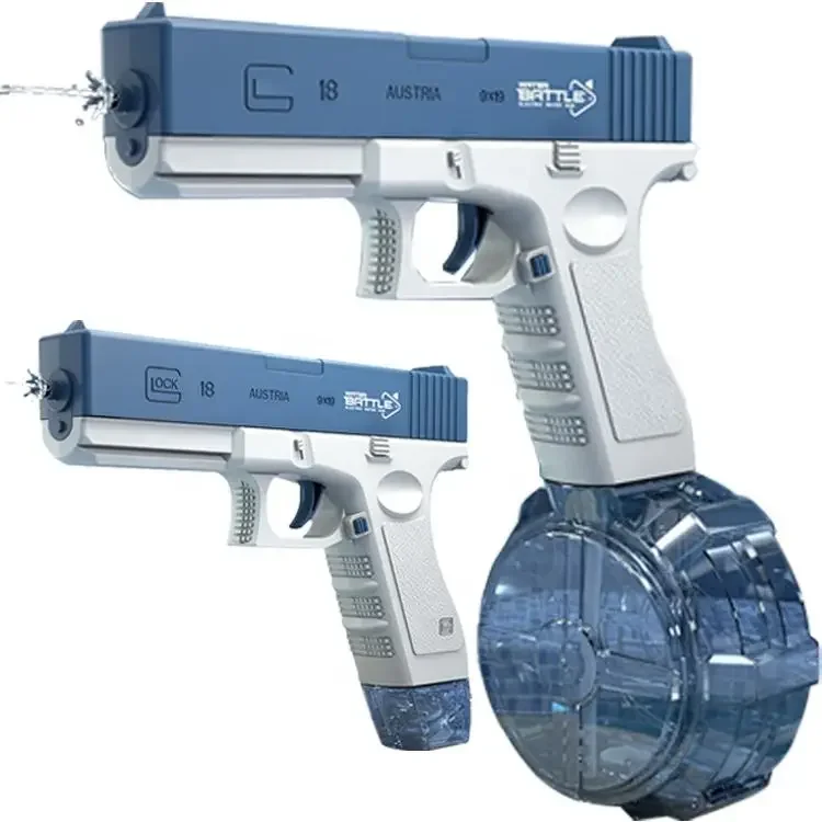 Tiktok New G18 Water Gun Electric Glock Rechargeable High Pressure Air Full Auto Squirt Shooting Game Toy Water Pistol For Kids
Tiktok New G18 Water Gun Electric Glock Rechargeable High Pressure Air Full Auto Squirt Shooting Game Toy Water Pistol For Kids