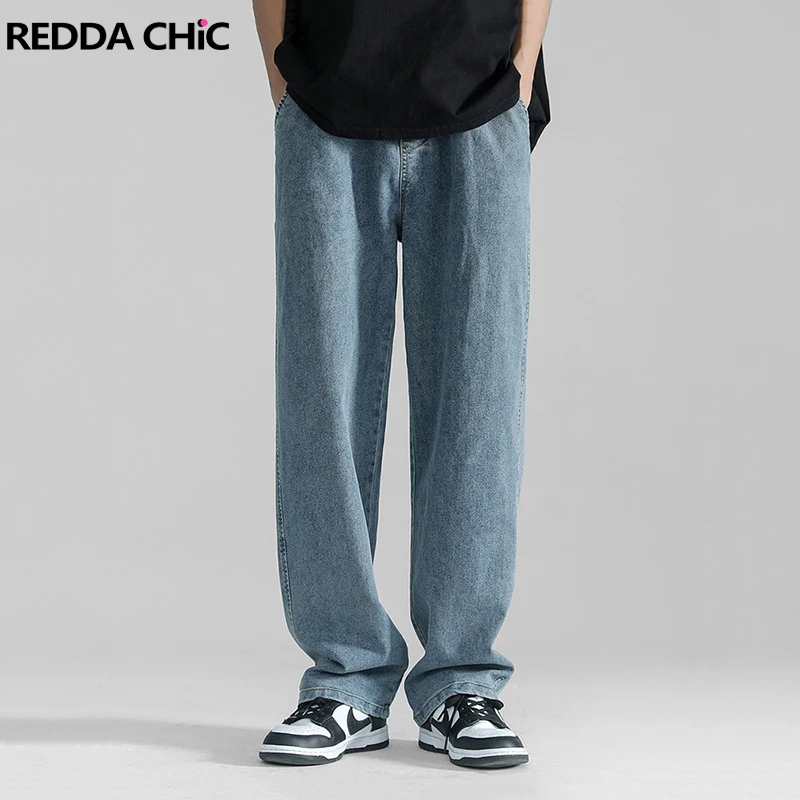 Однотонные мужские джинсы REDDACHIC на шнурке с эластичной талией, универсальные винтажные стираемые повседневные широкие брюки, стандартная Корейская одежда
Однотонные мужские джинсы REDDACHIC на шнурке с эластичной талией, универсальные винтажные стираемые повседневные широкие брюки, стандартная Корейская одежда