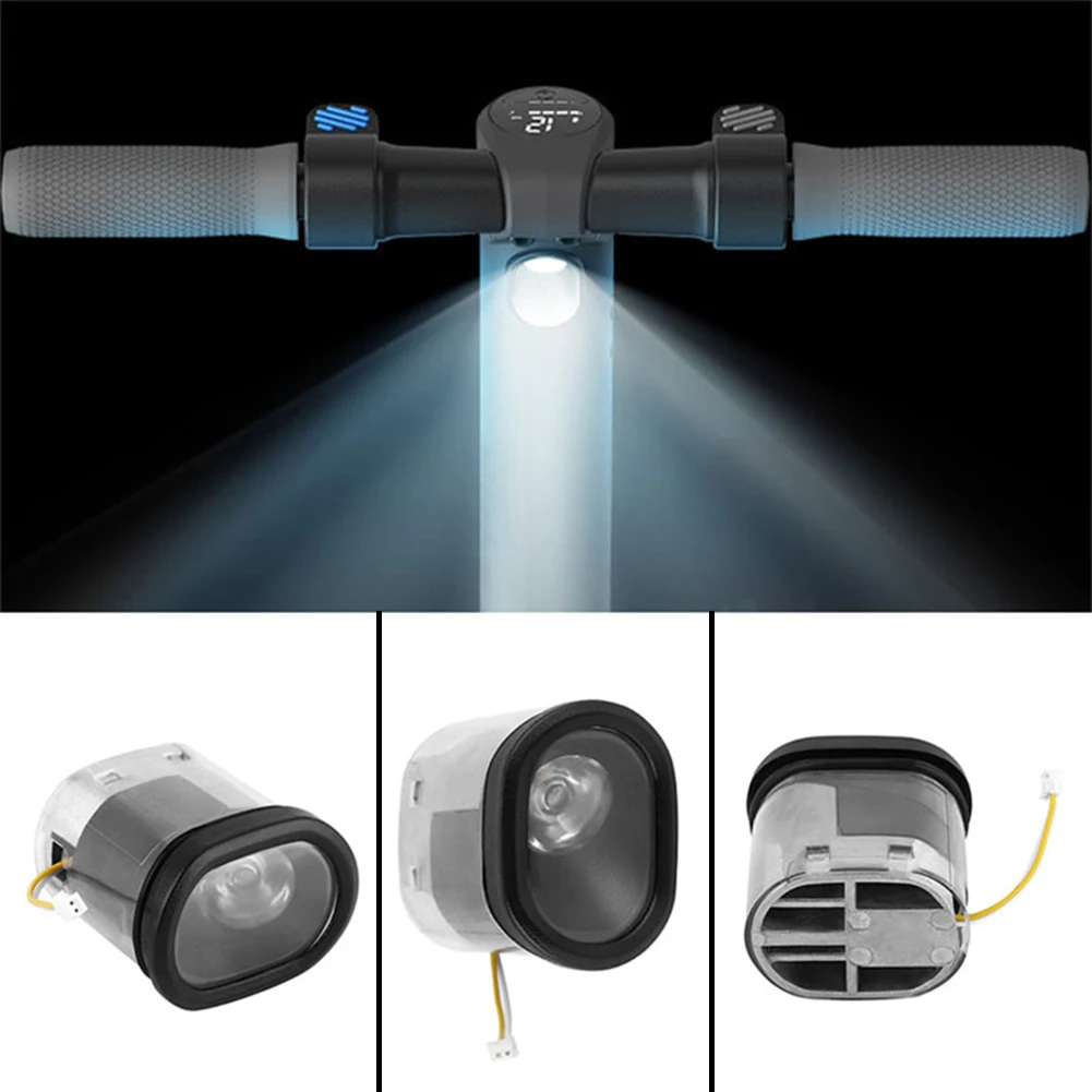 Electric Scooter Front Lamp Led Light Aluminum Alloy Silver Headlight Replacement Parts For Ninebot Es1 Es2 ES3 Es4 /MAX G30
Electric Scooter Front Lamp Led Light Aluminum Alloy Silver Headlight Replacement Parts For Ninebot Es1 Es2 ES3 Es4 /MAX G30