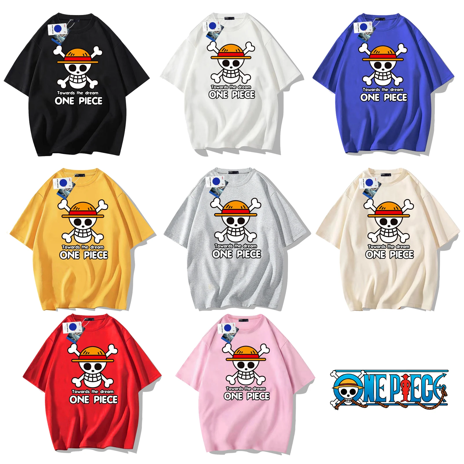 Anime One Piece Straw Hat Pirates Monkey·D·Luffy Fashion Summer T Shirt Unisex Graphic Print Shirt Short Sleeves T Shirt Top
Anime One Piece Straw Hat Pirates Monkey·D·Luffy Fashion Summer T Shirt Unisex Graphic Print Shirt Short Sleeves T Shirt Top