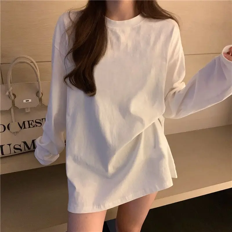 HOUZHOU Basic Casual White T Shirts Women Oversized Long Sleeve Korean Fashion Solid Color Tees Aesthetic Hippie Tshirts Female
HOUZHOU Basic Casual White T Shirts Women Oversized Long Sleeve Korean Fashion Solid Color Tees Aesthetic Hippie Tshirts Female