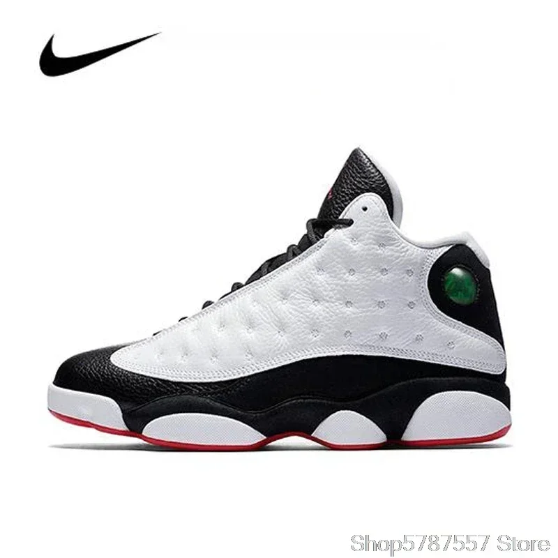 

Мужские и женские высокие баскетбольные ботинки Nike Air Jordan 13 He Got Game 2018, амортизирующие кроссовки для тренировок в тренажерном зале, Нескользящие ботинки