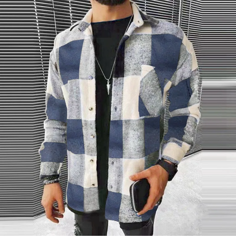 E-BAIHUI Men Plaid Shirts Printed Casual Loose Streetwear Harajuku Oversized Button Up High Street Cardigan Vintage Tops
E-BAIHUI Men Plaid Shirts Printed Casual Loose Streetwear Harajuku Oversized Button Up High Street Cardigan Vintage Tops