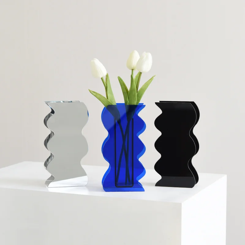 Modern Art Luxury Vases Minimalist Acrylic Weddings Table Nordic Style Small Art Vase Planters Design Floreros Home Decor Items
Modern Art Luxury Vases Minimalist Acrylic Weddings Table Nordic Style Small Art Vase Planters Design Floreros Home Decor Items