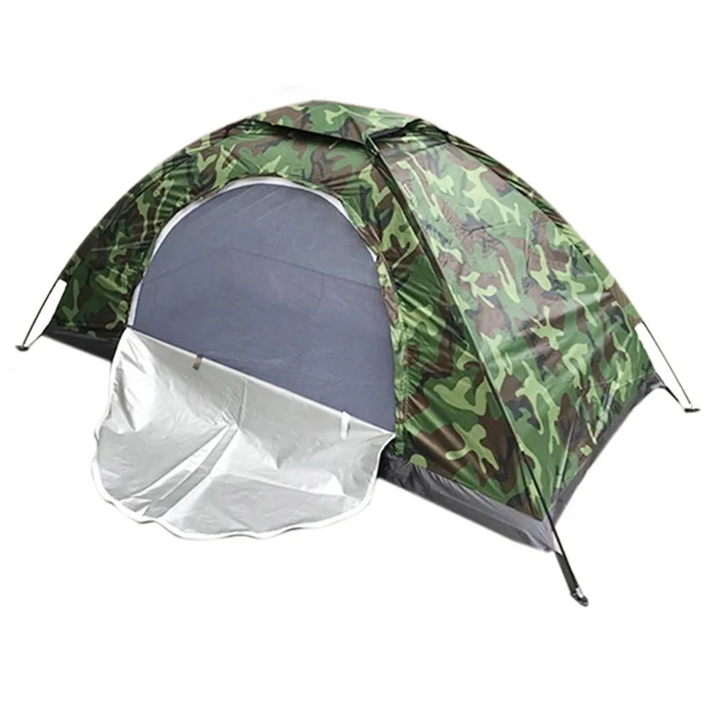 Camping Essentials Camouflage Tent 1/ 2 Person Type 4*Stake Light Rain Protection Water-resistant 1 Set Tent Pole
Camping Essentials Camouflage Tent 1/ 2 Person Type 4*Stake Light Rain Protection Water-resistant 1 Set Tent Pole