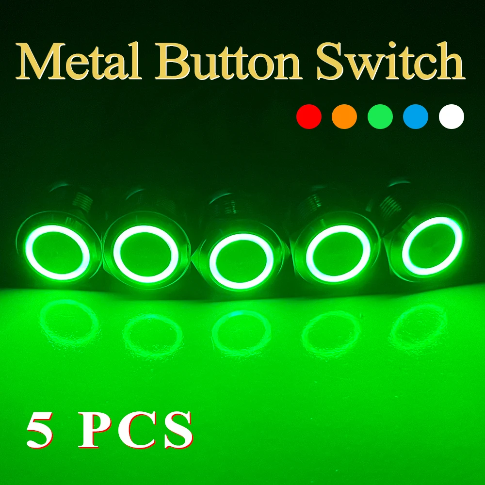 Waterproof Push Button Switch LED Light Momentary Latching Car Engine Power Metal Button Switch Self Lock Car Switch
Waterproof Push Button Switch LED Light Momentary Latching Car Engine Power Metal Button Switch Self Lock Car Switch