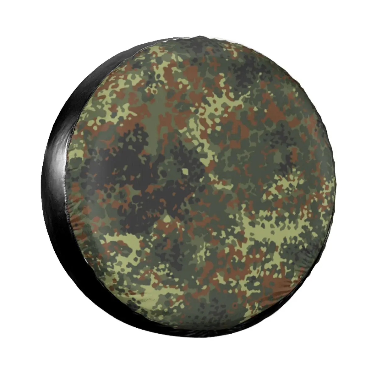 

Flecktarn Camo Spare Tire Cover Weatherproof Military Army Camouflage Wheel Covers for Suzuki Mitsubish 14" 15" 16" 17" Inch