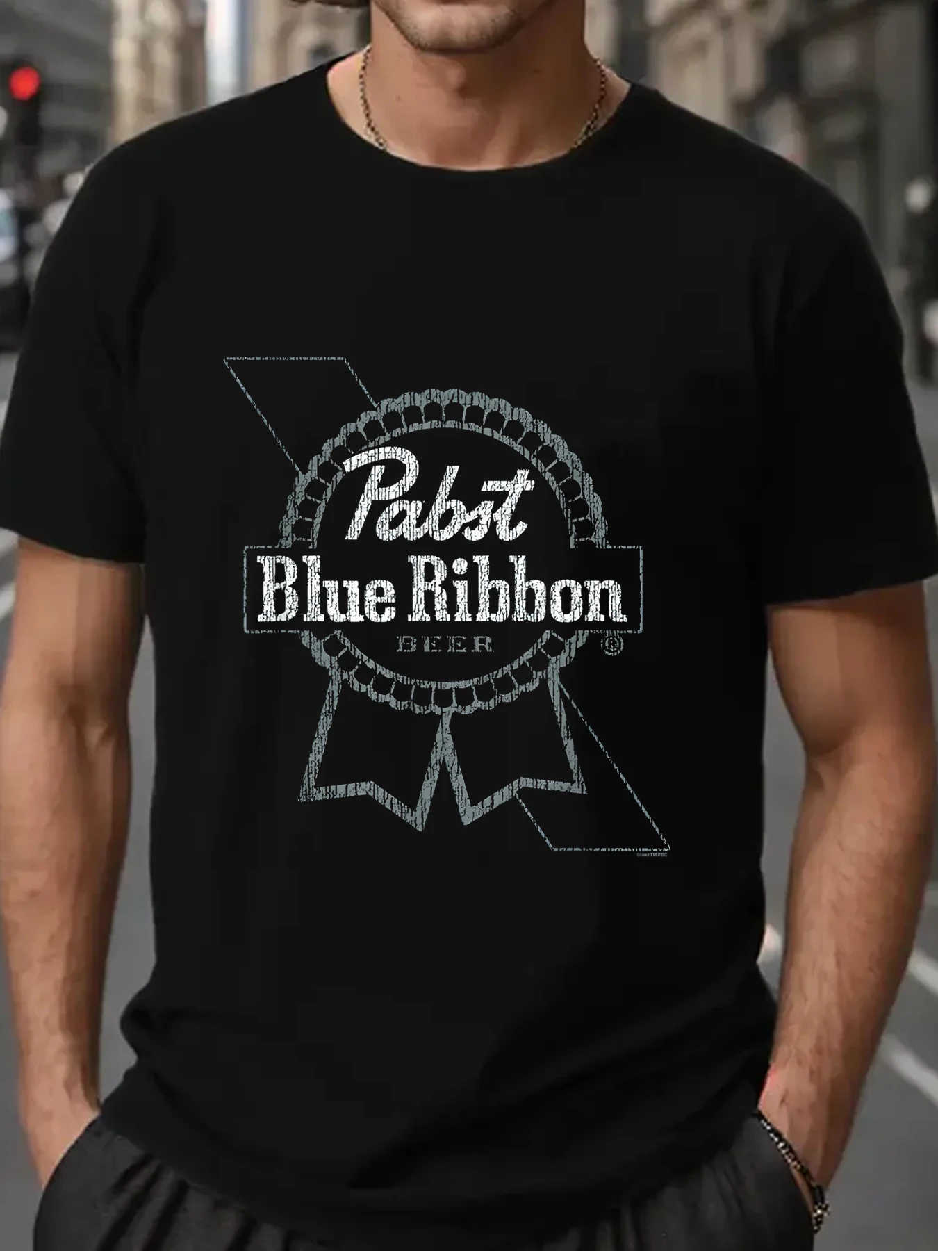 Pabst синяя лента пивная черная и трещиновая лента логотип премиум-класса мужские топы Новая мужская футболка хлопковая Футболка с принтом топы модная одежда
Pabst синяя лента пивная черная и трещиновая лента логотип премиум-класса мужские топы Новая мужская футболка хлопковая Футболка с принтом топы модная одежда