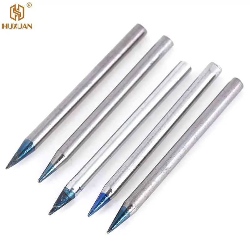 

5 Pcs Soldering Iron Tips 30W/40W/60W Replacement Soldering Iron Tip Lead-Free Electric Soldering Iron Tip