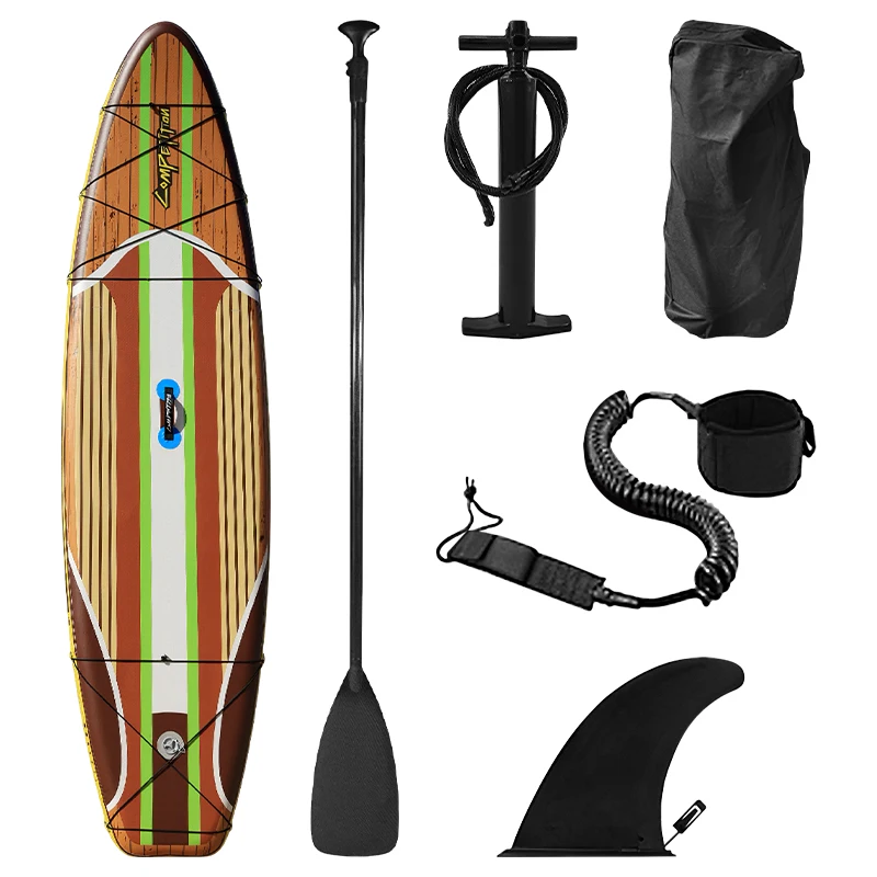 

Water Sport Wooden Sup Softboard Standup Paddle Board Paddleboard Soft Top Surfboard With Fins Wood Stand Up Paddle Board