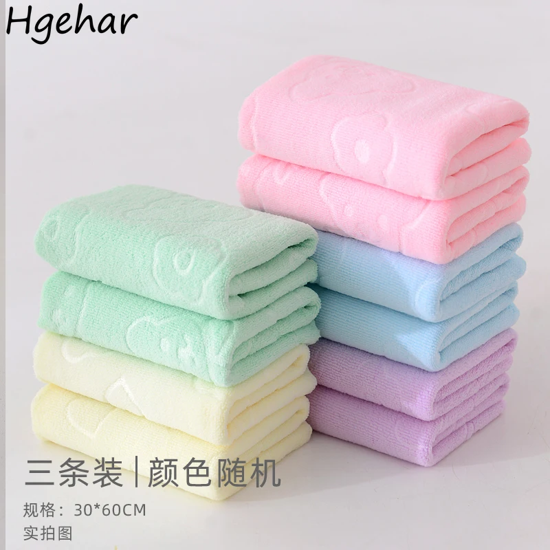 

Face Towel 30x60cm Superfine Fiber Hand Cleaning Bathroom Washcloth Quick Dry High Absorbent Cartoon Toalla Household Soft