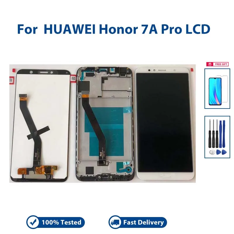 New For Huawei Honor 7A Pro AUM-L29 LCD Display Screen Touch Digitizer Assembly For 5.7 inch Honor 7C AUM-L41 With or NO Frame
New For Huawei Honor 7A Pro AUM-L29 LCD Display Screen Touch Digitizer Assembly For 5.7 inch Honor 7C AUM-L41 With or NO Frame
