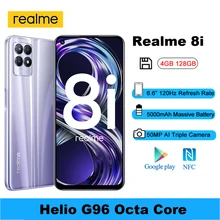 Smartphone Realme 8i Helio G96 Mobile Phone Main Camera 50MP Screen Update Frequency 120Hz NFC 6.6" FHD+50MP 18W Fast Charge Smartphone Realme 8i Helio G96 Mobile Phone Main Camera 50MP Screen Update Frequency 120Hz NFC 6.6" FHD+50MP 18W Fast Charge