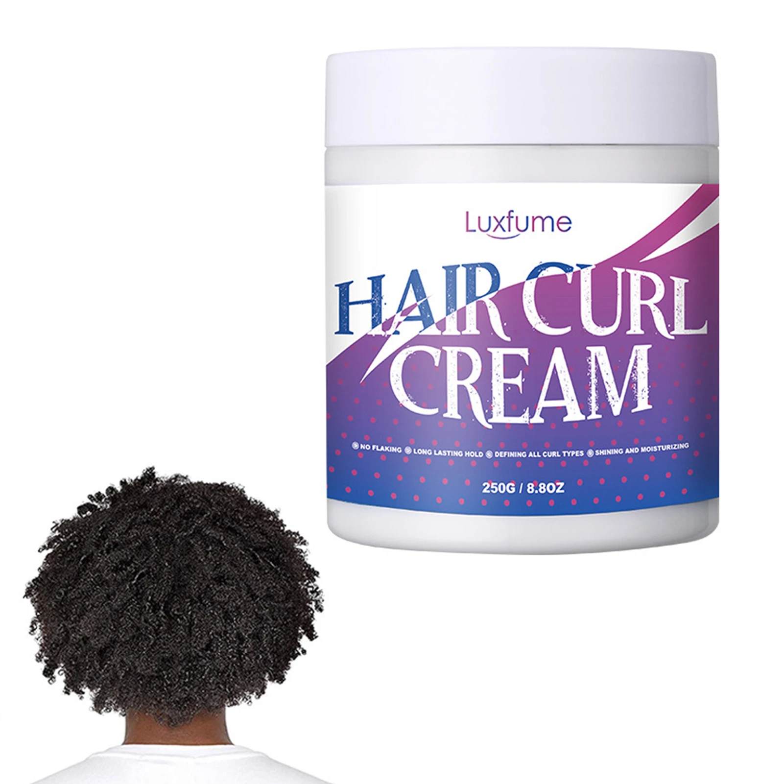 Styling Cream Curly Hair Curl Defining Cream Anti-Frizz Moisturizing Nourishing Curl Activator Cream Hair Care For All
Styling Cream Curly Hair Curl Defining Cream Anti-Frizz Moisturizing Nourishing Curl Activator Cream Hair Care For All