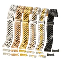 The new stainless steel five bead watch band is suitable for Tissot Rolex Omega Seiko Citizen watch with arc interface 22mm
The new stainless steel five bead watch band is suitable for Tissot Rolex Omega Seiko Citizen watch with arc interface 22mm