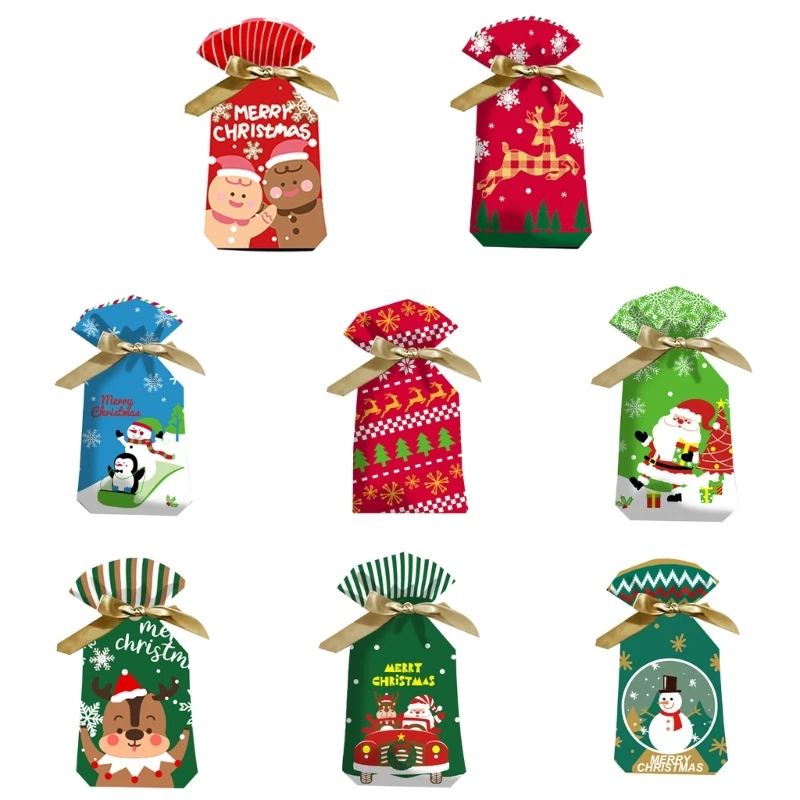 50Pcs Christmas Gift Bag with Drawstring Santa Snowman Elk Favor Wrapping Pouch Bag for Wedding Birthday New Year Gift
50Pcs Christmas Gift Bag with Drawstring Santa Snowman Elk Favor Wrapping Pouch Bag for Wedding Birthday New Year Gift