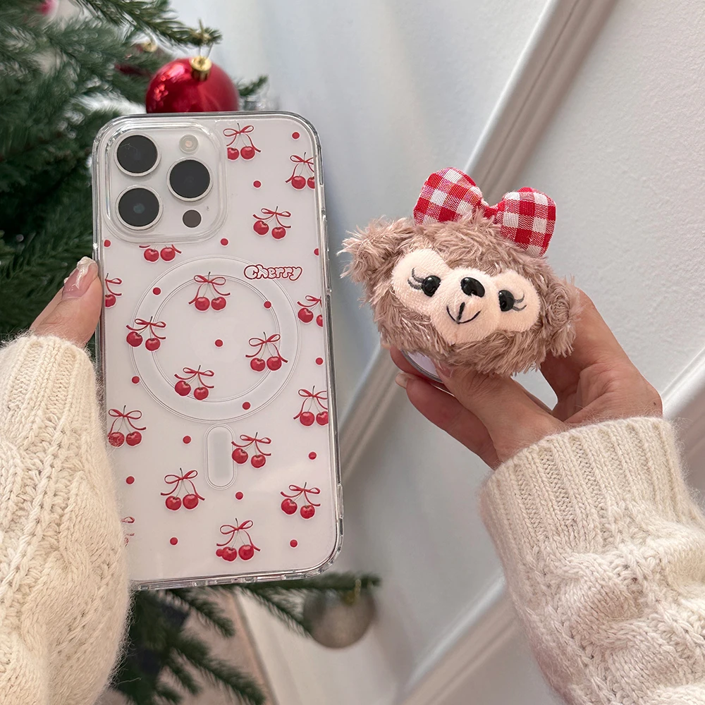 Korean Cute Bear Cherry Bow Knot Clear Soft Phone Case For iPhone 15 15pro 14 Pro 12 13 Pro Max Wireless Charging Silicone Cover
Korean Cute Bear Cherry Bow Knot Clear Soft Phone Case For iPhone 15 15pro 14 Pro 12 13 Pro Max Wireless Charging Silicone Cover