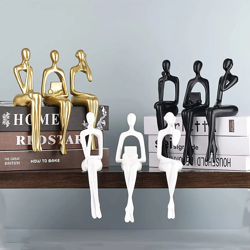Nordic Light Luxury Abstract Sitting Figure Decoration Creative Resin Crafts Home Living Room Desktop Bedroom Office Art Gift
Nordic Light Luxury Abstract Sitting Figure Decoration Creative Resin Crafts Home Living Room Desktop Bedroom Office Art Gift