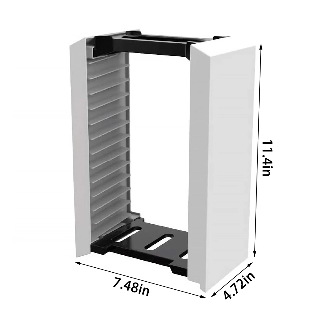 Game Card Box Storage Stand Plastic CD Disk Holder Game Card Storage Rack Replacement for PS5 PS4
Game Card Box Storage Stand Plastic CD Disk Holder Game Card Storage Rack Replacement for PS5 PS4