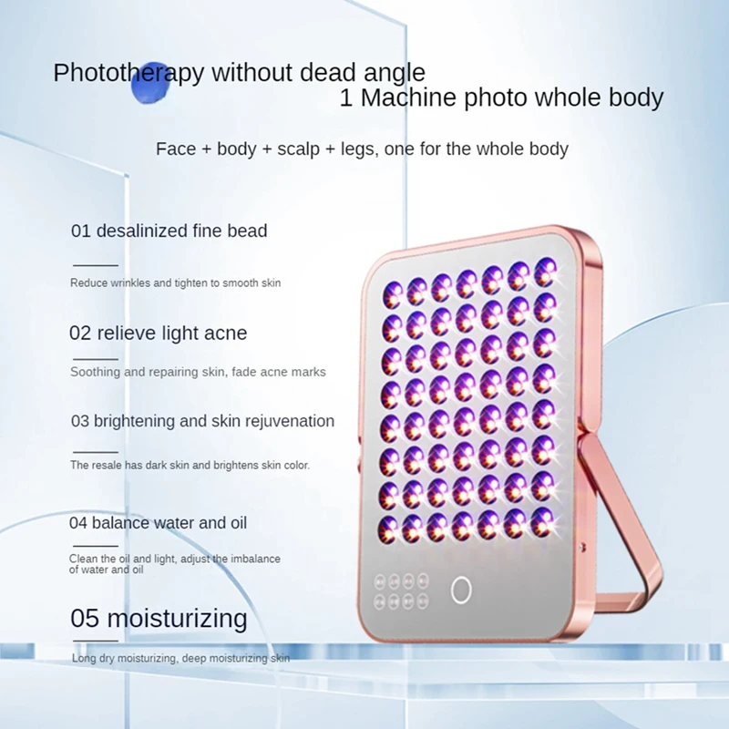 Multi-Function Row Of Lights Beauty Instrument Household Facial Whitening Photon Skin Beauty Instrument US Plug
Multi-Function Row Of Lights Beauty Instrument Household Facial Whitening Photon Skin Beauty Instrument US Plug