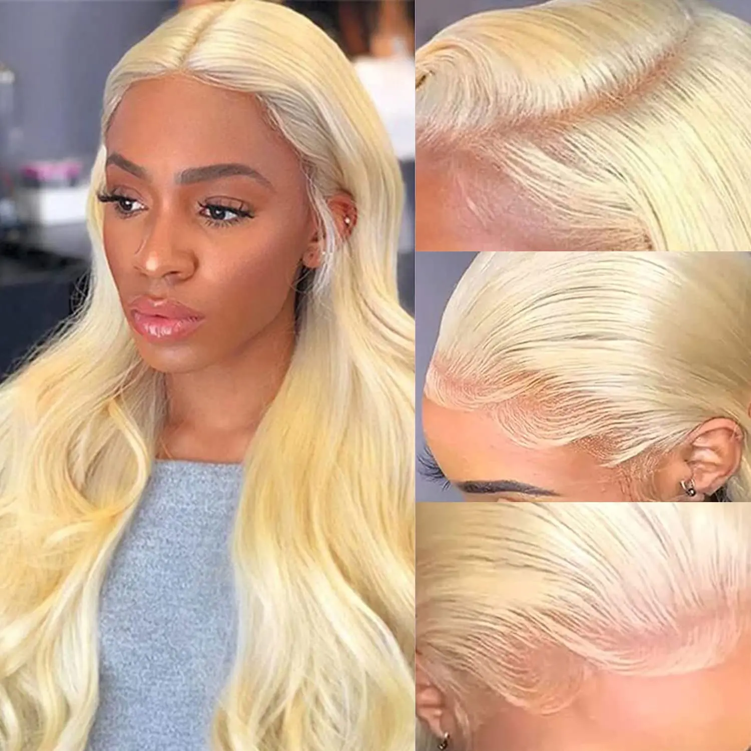 

28 32 Inch 613 Lace Front Wig Human Hair 13x4 HD Lace Frontal Wig 13x6 180% Blonde Pre Plucked With Baby Hair for Black Women