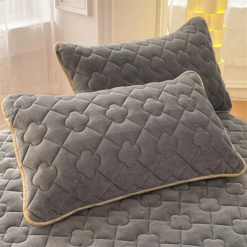 Winter Milk Velvet Plush Pillowcase for Bed Home Bedroom Use Cotton Soft Cushion Cover One Pair 48x74cm
Winter Milk Velvet Plush Pillowcase for Bed Home Bedroom Use Cotton Soft Cushion Cover One Pair 48x74cm