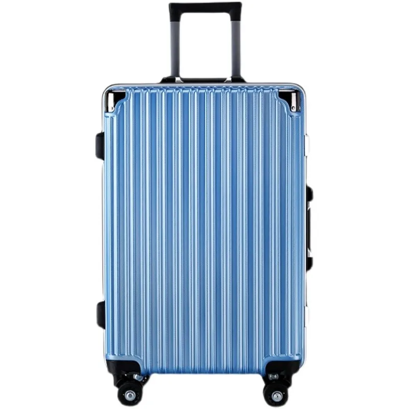 

Boarding Suitcase Aluminum Frame Universal Wheel Men and Women PC Password Trolley Case Rolling Luggage 22 inches Travel Bag