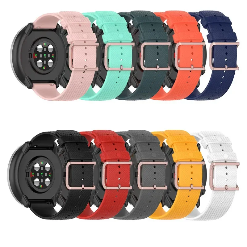 

20 22mm Band for Samsung Galaxy watch 3/46mm/42mm/Active 2/Gear s3 Frontier silicone bracelet Huawei watch GT/2/2E/Pro strap