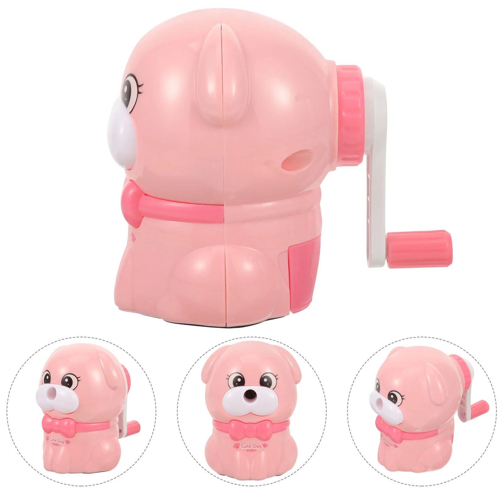 

Puppy Pencil Sharpener Kids Stationary Adorable Dog Sharpeners Accessory Small Manual Lovely Plastic Convenient for