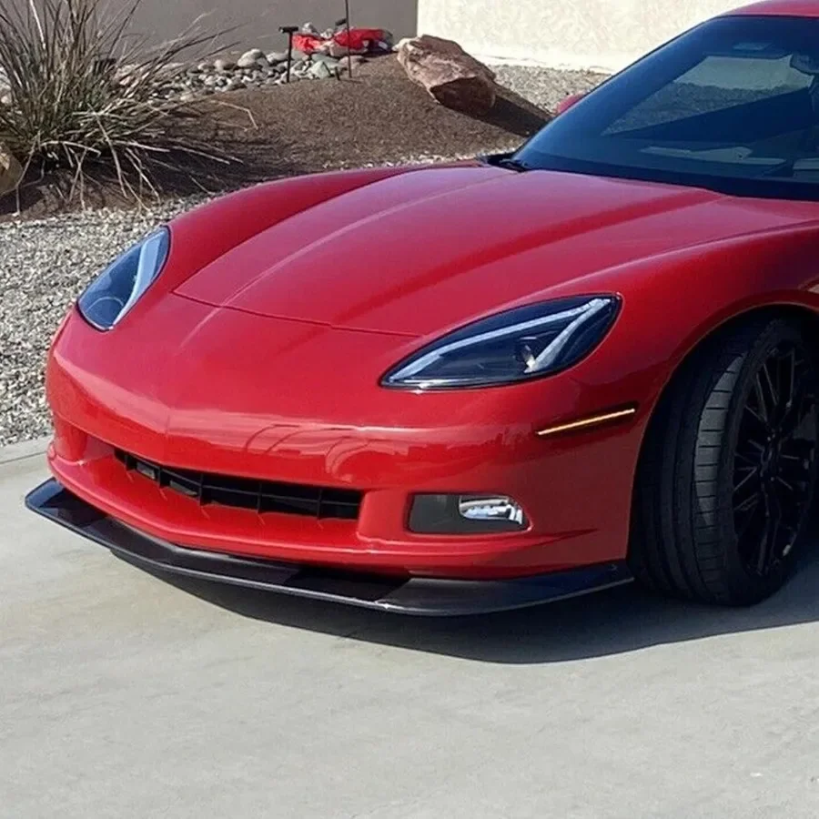 3Pcs Front Bumper Lip for 20052013 Chevy Chevrolet Corvette C6 Base Models Under Chin Spoiler Splitter Bumper Valance Diffuser 3Pcs Front Bumper Lip for 20052013 Chevy Chevrolet Corvette C6 Base Models Under Chin Spoiler Splitter Bumper Valance Diffuser