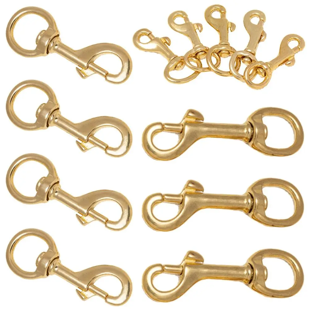 Brass Dog Chain Hook Swivel Lobster Shoulder Strap Buckle Key Ring Trigger Buckles Belt Clasp Clip
Brass Dog Chain Hook Swivel Lobster Shoulder Strap Buckle Key Ring Trigger Buckles Belt Clasp Clip