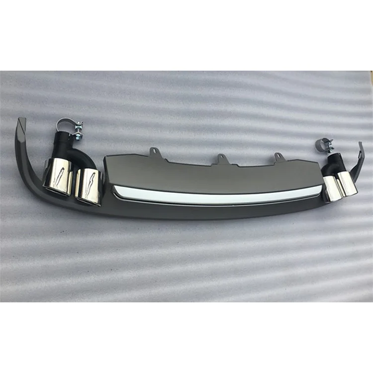 Car parts S6 rear diffuser with tailpipe for audis A6 C7 rear bumper parts 2012 2013 2014 2015 S6 diffuser for audis A6 C7
Car parts S6 rear diffuser with tailpipe for audis A6 C7 rear bumper parts 2012 2013 2014 2015 S6 diffuser for audis A6 C7
