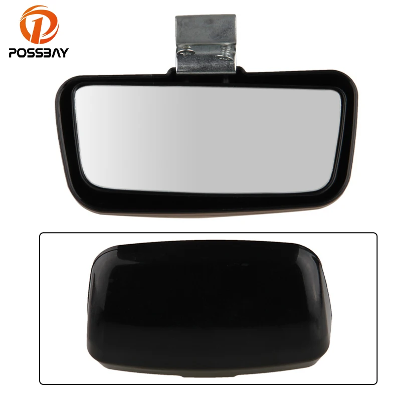 

POSSBAY Car Accessories Universal Rear View Convex Mirror Wide Angle Auto Car Blind Spot Mirror Black Exterior Car Side Mirror