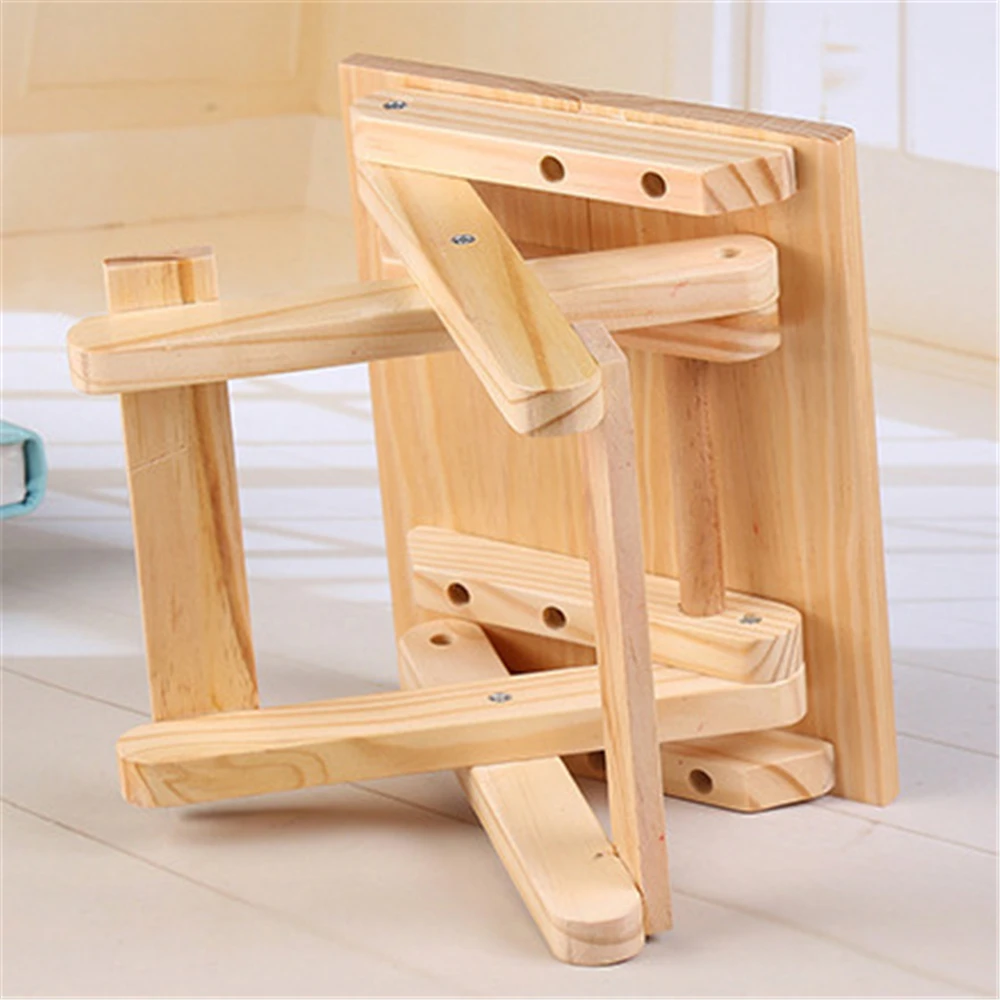 

Folding Wood Step Stool Children Changing Shoes Stool Portable Comping Fishing Chair Kindergarten Chair Outdoor Foldable Chair