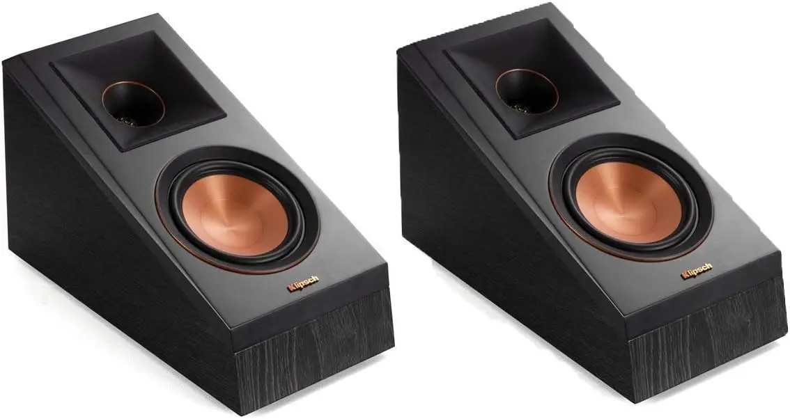 

Klipsch RP-500SA Dolby Atmos Surround Sound Speakers (Ebony) (1066507)